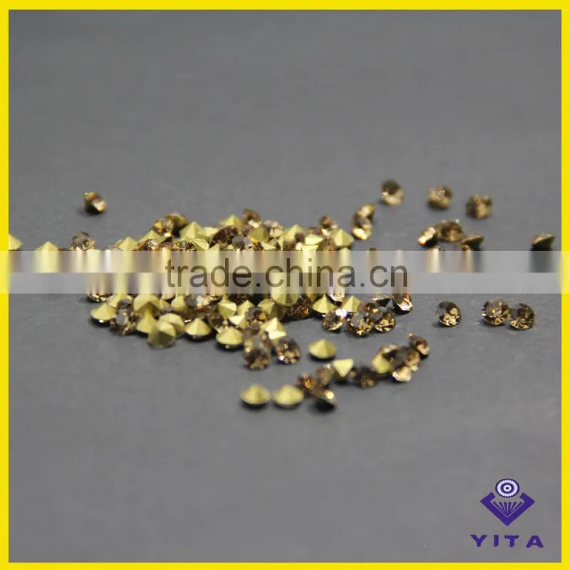 SS6.5-SS17 HYA point back glass round crystal rhinestone for wedding dress bulk buy from china