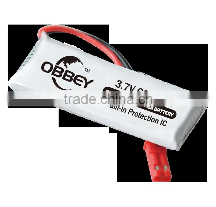 Wholesale 600 mah lithium polymer battery 3.7v for RC hobby