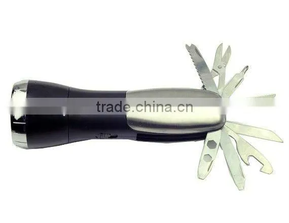 led flashlight with tools