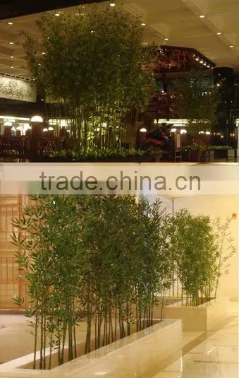 Artificial Silk Bamboo plant in plastic pot