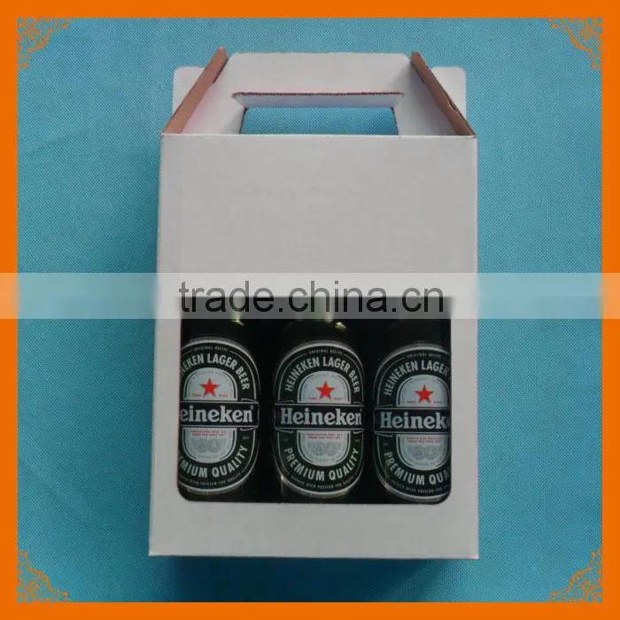 white paper corrugated box display