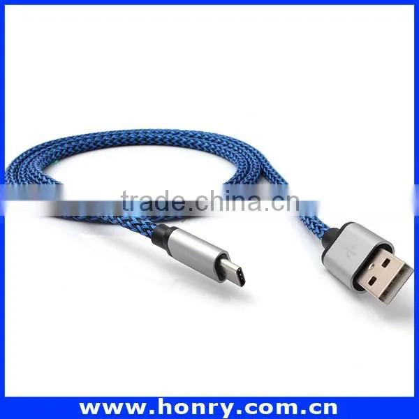 Nylon Braided Type C Cable USB3.0 Data and Charging Cable for new phone