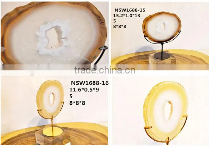 High quality agate bullet, cross handicraft ornaments
