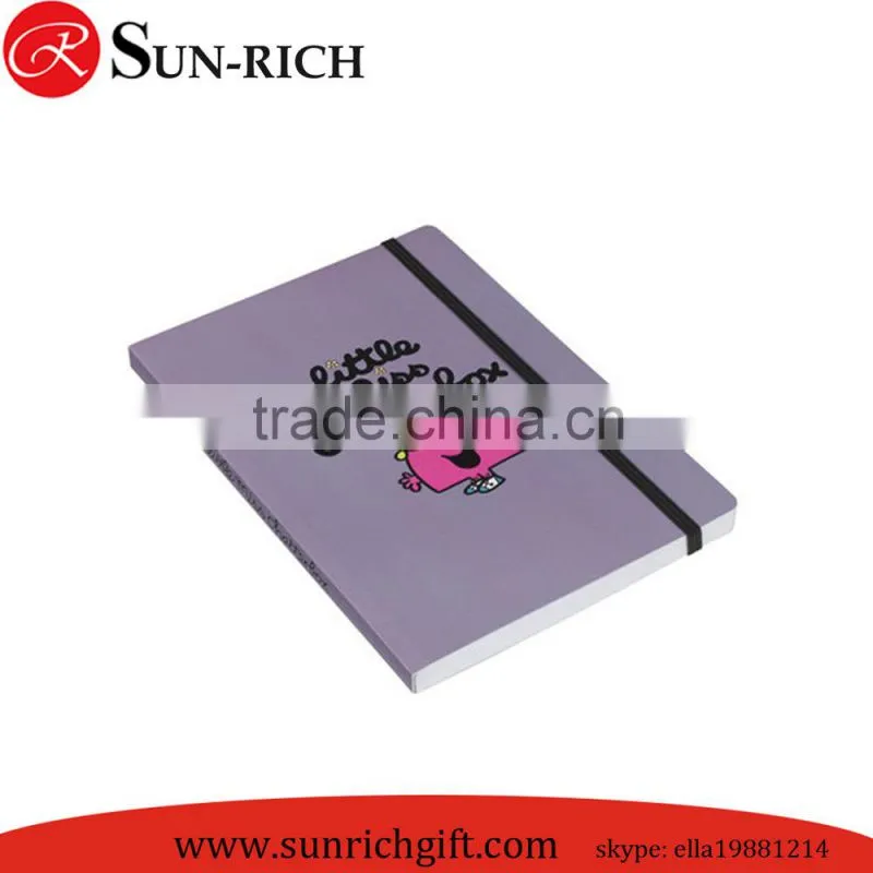 2015 Custom printing soft cover notebooks paper notebook for sale