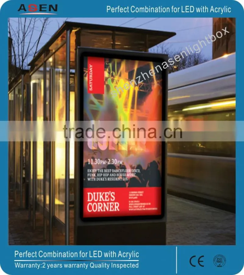 Loackable Outdoor LED Light Box 1200x2000mm