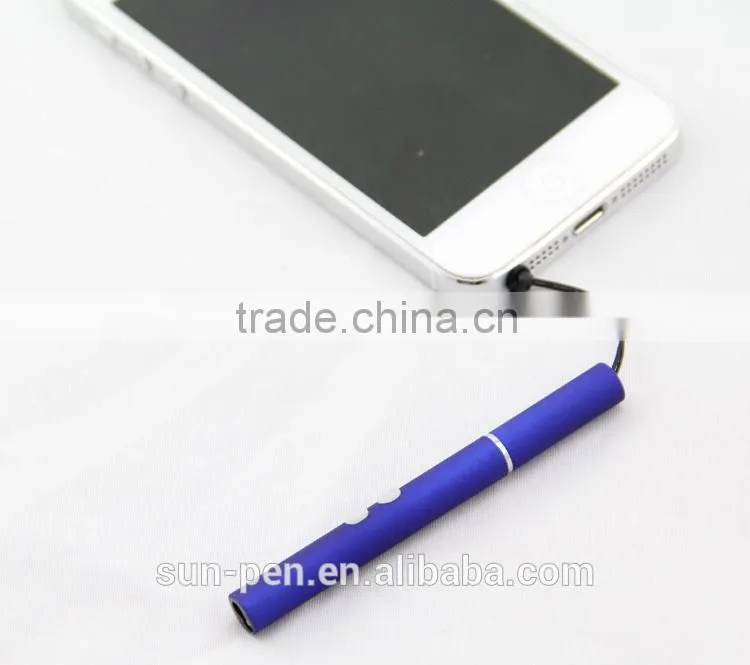 mini 2 in 1 flashlight touch screen pen for promotion