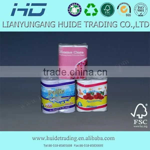 2015 Pure wood pulp coloured toilet paper