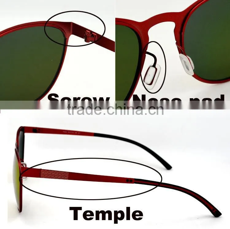 wholesale polarized lens metal stock sunglasses
