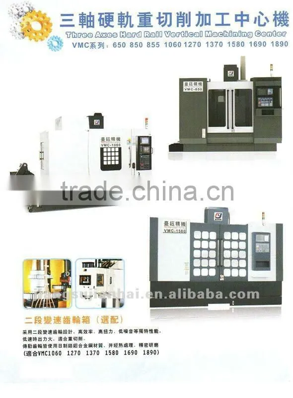 VMC-1580/1690/1890 Automatic CNC Milling Machining Center Fanuc System VMC