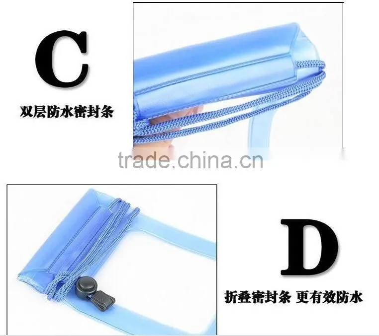 dry bag pouch waterproof cell phone case for iphone 5 made in China