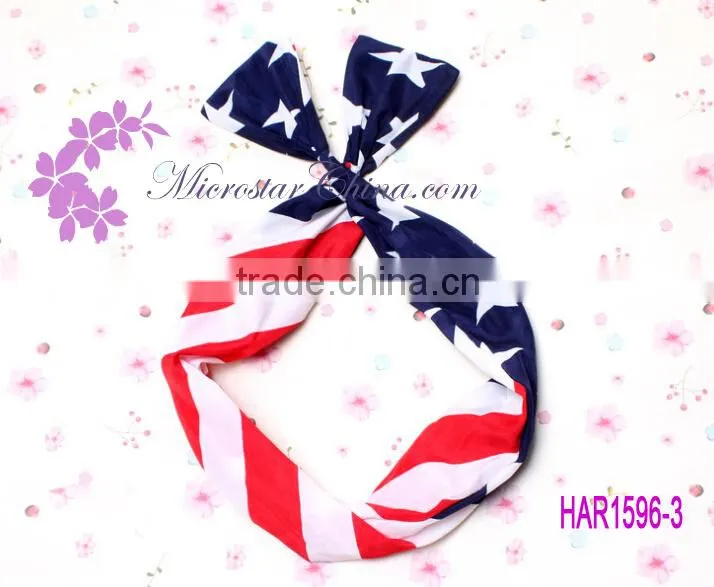 IN STOCK Girls Stretch Knot Rabbit Bow Headband Hairband Strip Headwear Wholesale