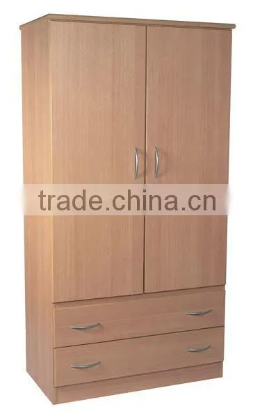 2 door kd Melamine wardrobe closet