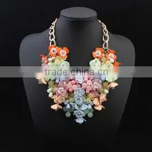 105945 wholesale fashion statement jewelry, germanium alloy statement necklace jewelry