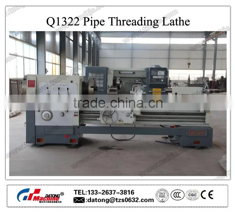 High Quality Q1322 Pipe Threading Lathe machine For Sale