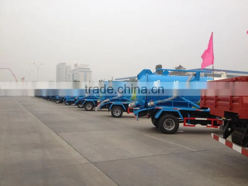 Hot selling best price small 4*2 durable quality sewage suction tanker truck