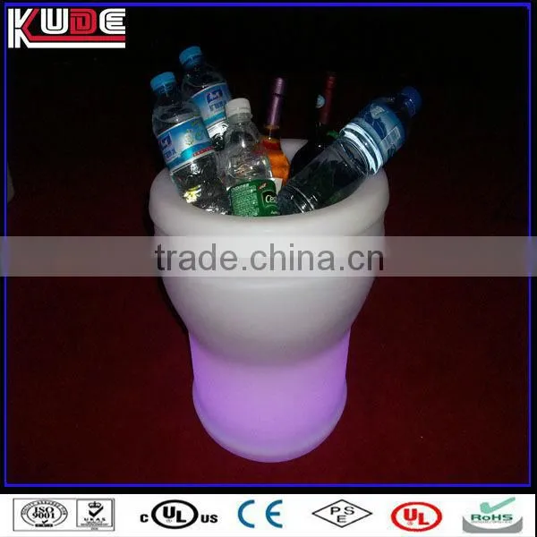LED ice bucket for beer, large led ice bucket