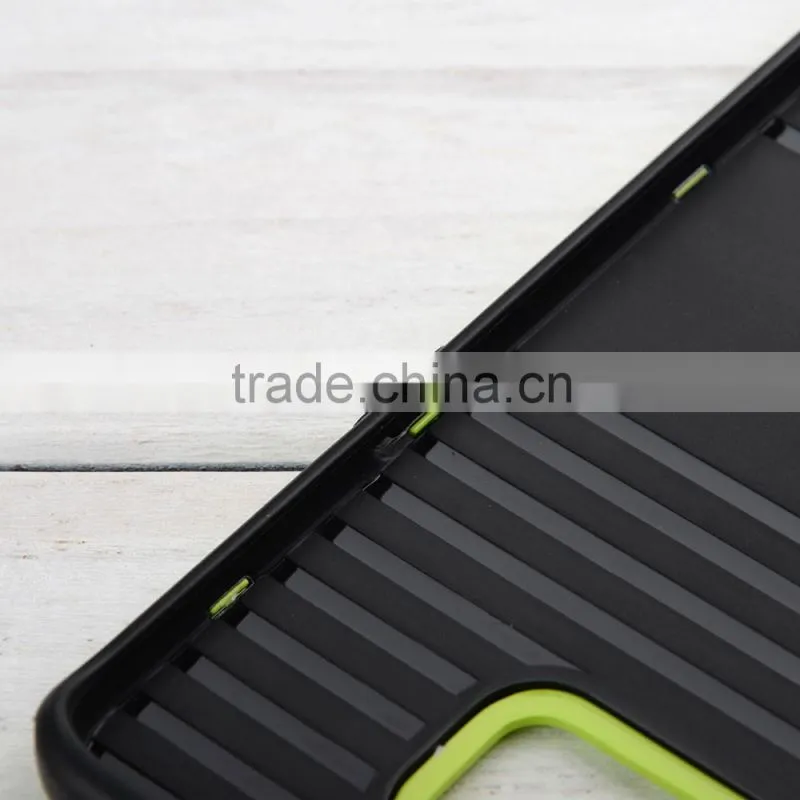 C&T Hybrid Metallized Bumper Brushed Dual Layer Portective Cover for Galaxy S6 Edge+ (Plus)