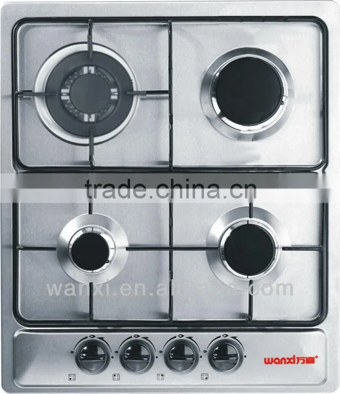 4-burner bulit-in gas cooker