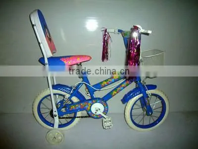 New design Kids push bike with back rest