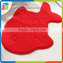 solid color memory foam bath mat