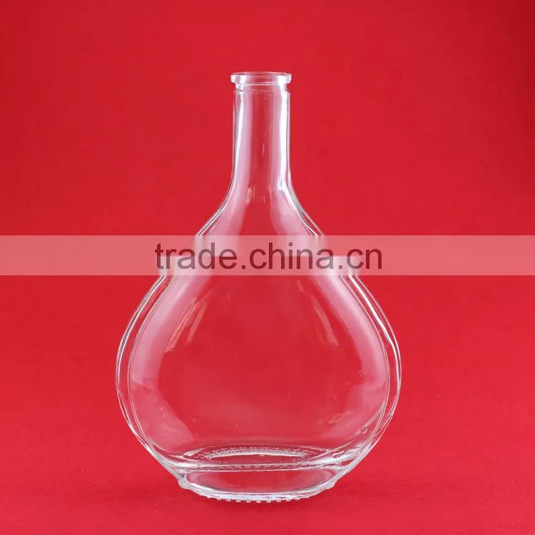 High quality beans glass bottle frosted glass bottle short glass bottle