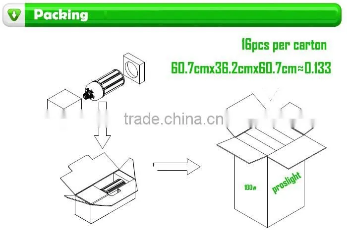 Cooling Fans 125lm/W 80W 220V LED Corn Lamp