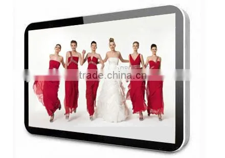 Aluminum bezel 26inch LCD advertising player,wifi advertising player