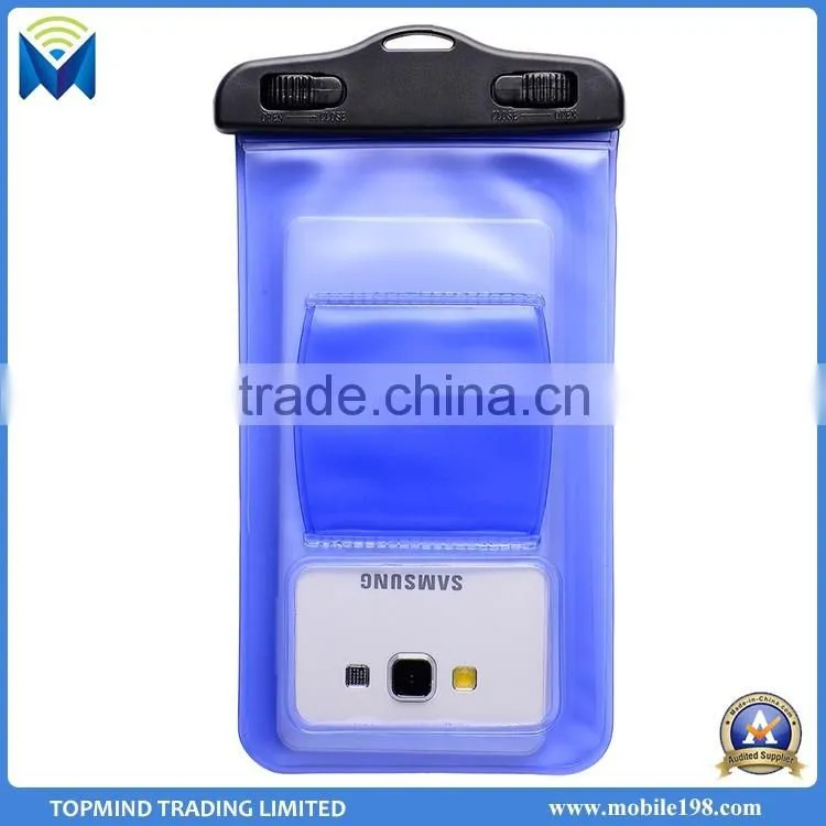 Wholesale mobile phone waterproog bag for swimming with lanyard