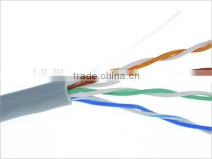 305m/box double jacket outdoor utp lan cat6 network cable,utp cat6 patch cables fulke test