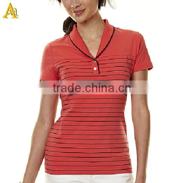 Fashion design Cotton blank tshirt no label, collar tshirt design