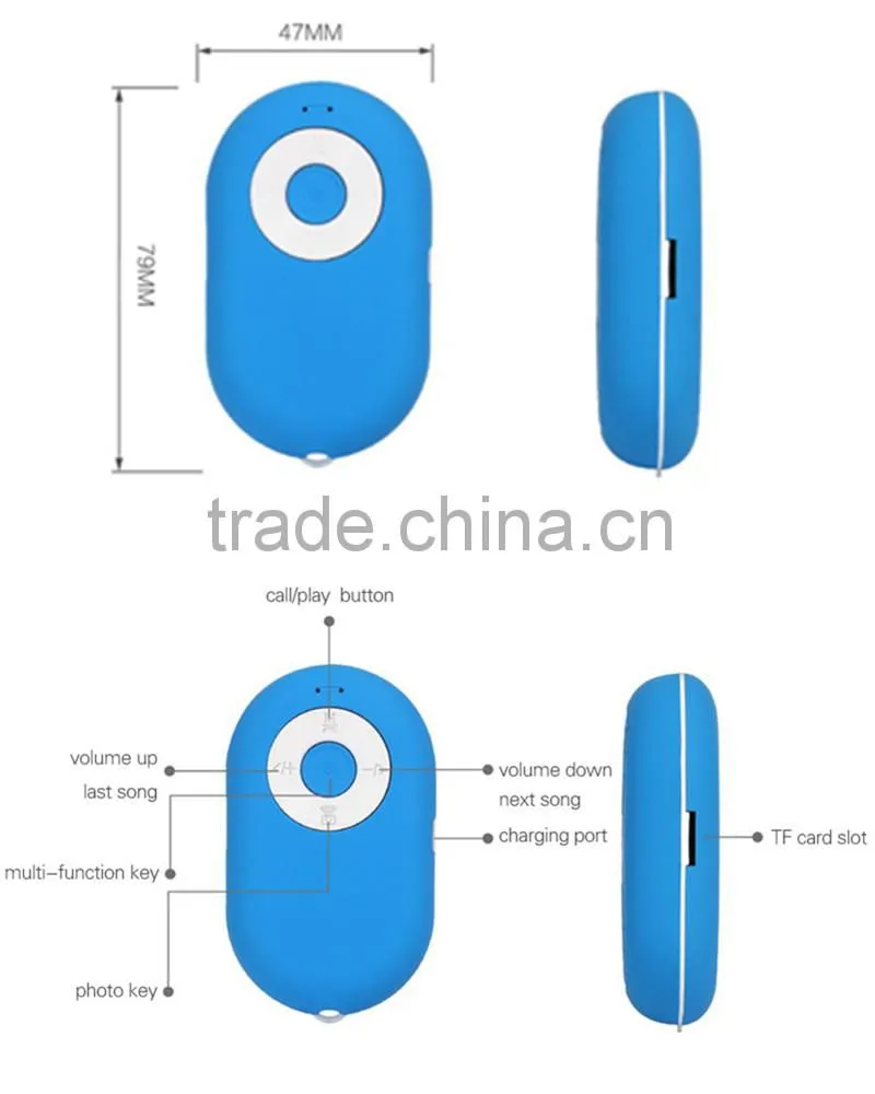 Cheap Outdoor Wireless Portable mini bluetooth speaker support handsfree call/selfie shutter remote for smartphone