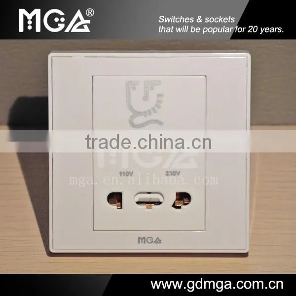 110V/230V shaver socket