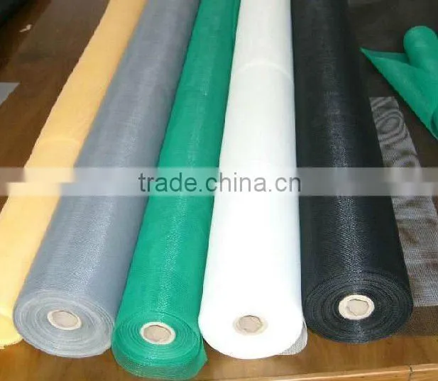 red fiberglass window screen