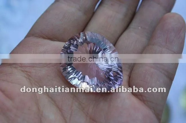 Beautiful Natural Purple Multi-Faceted Quartz Rock Crystal Carved Crystal CRAFT DIMOND