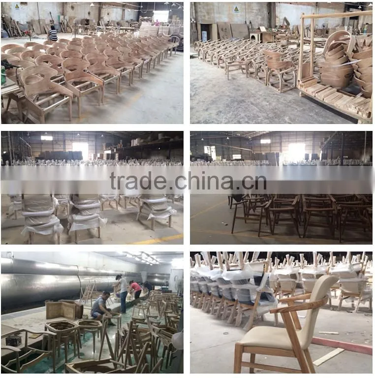 Malaysia Style Rubber Solid Wood Dining Chair and Table Set