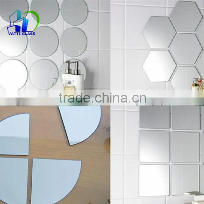 Supply glass mirror decorative hanging glass mirror