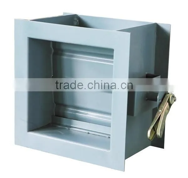 Marine square manual fire damper