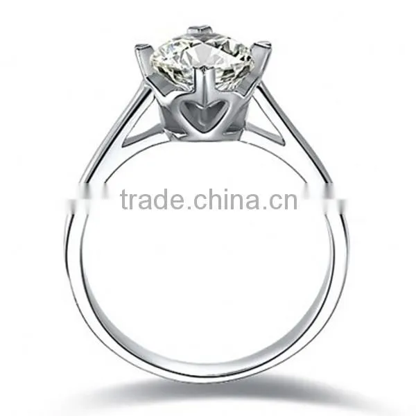 2016 Wholesales Vogue 925 Sterling Silver Four Heart Ring