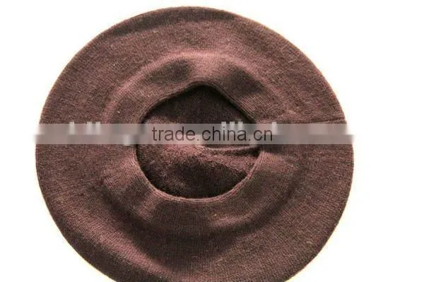 cable cashmere knitted caps, hats