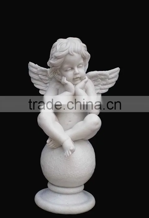 marble garden decorative angle statues