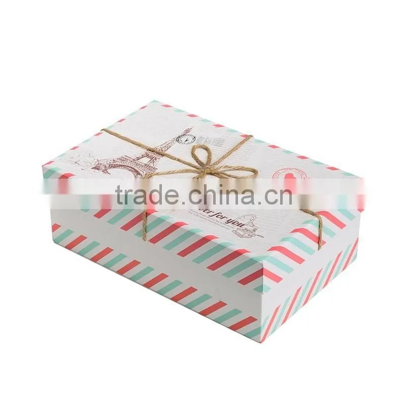 Special popular for the paper gift box with rope