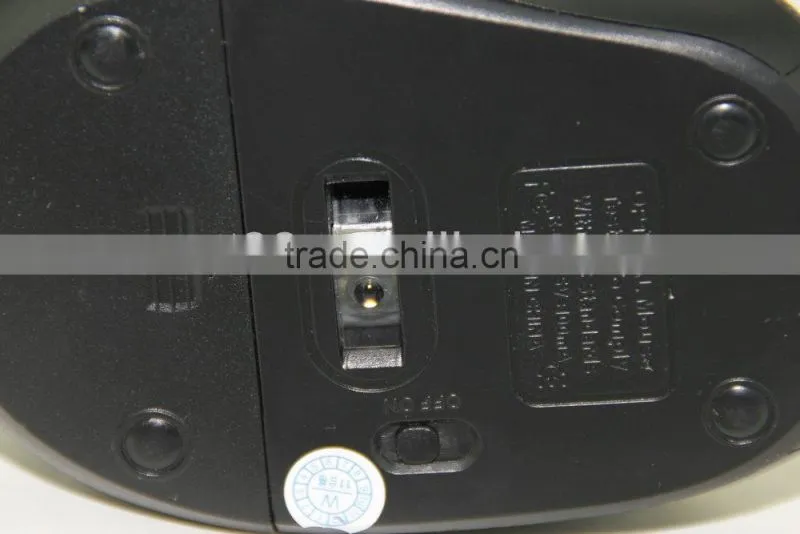 2013 high quality fashion yellow 2.4G usb wireless mouse