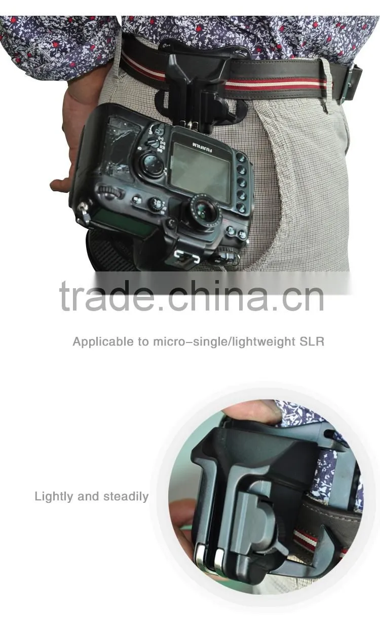 High quality camera hard plastic waist belt buckle for camera straps