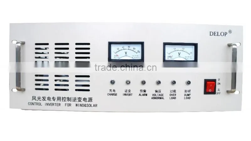 600W wind/solar hybrid off grid pure sine wave inverter with PWM controller 600w
