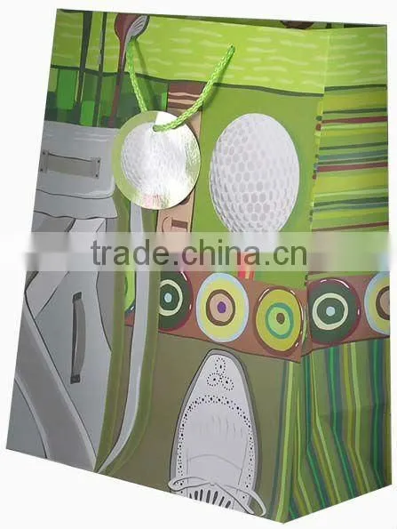 eco-friendly recycable kraft paper shopping bag manufacturer