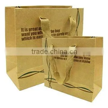 Carton Pattern Printed Paper Bag with Handle for Baby