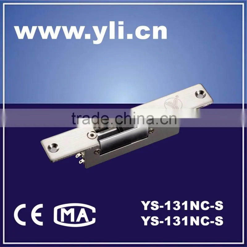 Narrow-type Electric Strike with NO/NC/COM Lock Status Output