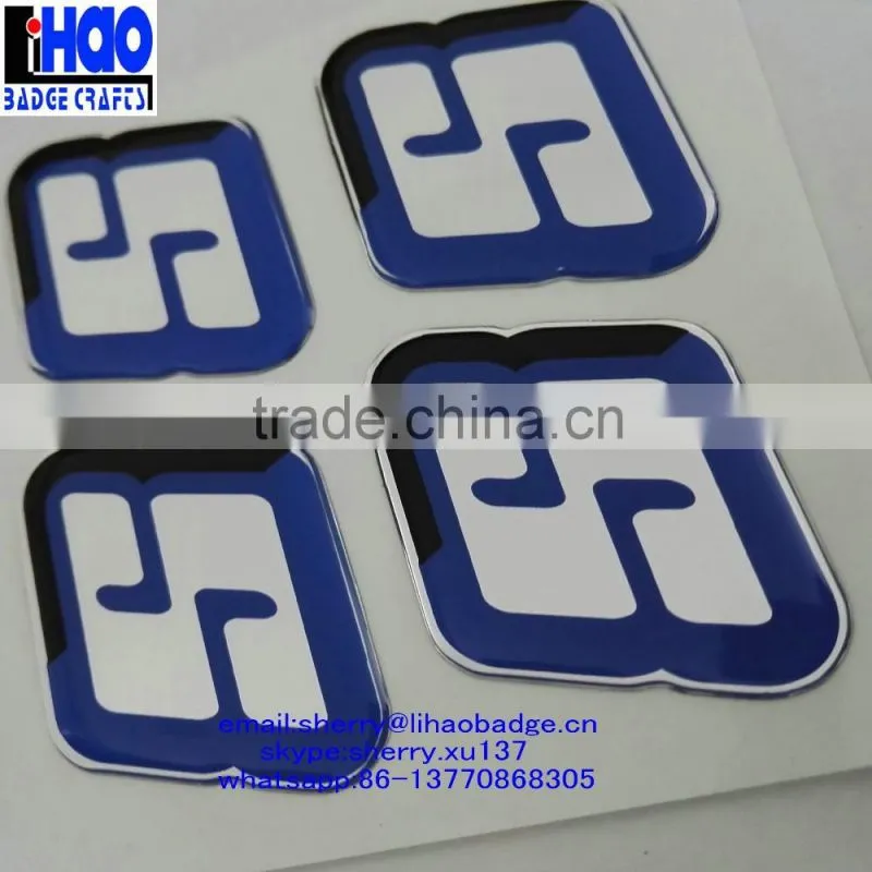 2016 OEM transparent soft Epoxy Resin label sticker