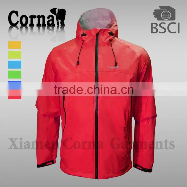 Fashion Mens plus size jacket waterproof windproof breathable