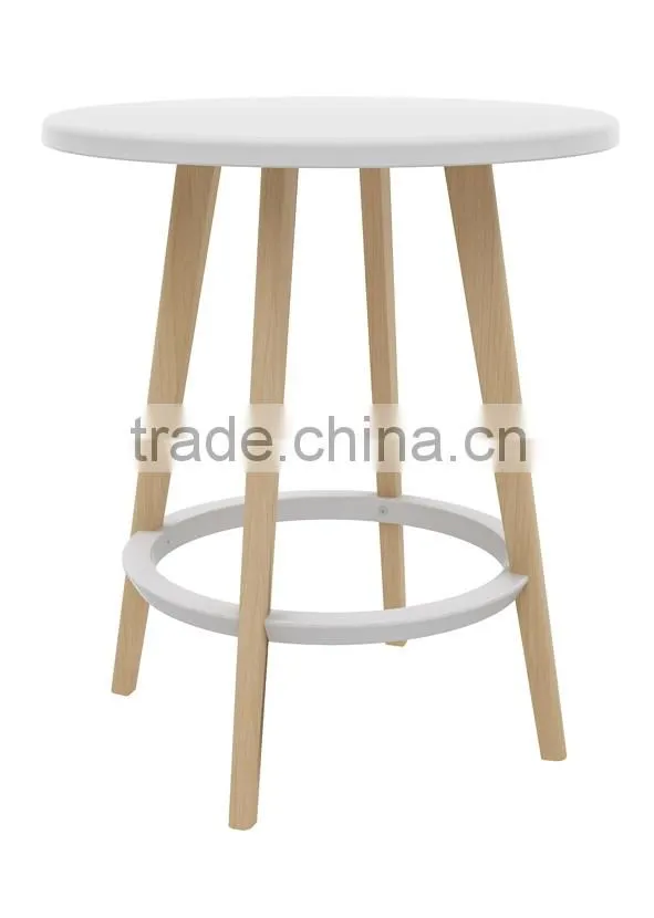 2015 best selling bar furniture wood legs high bar table